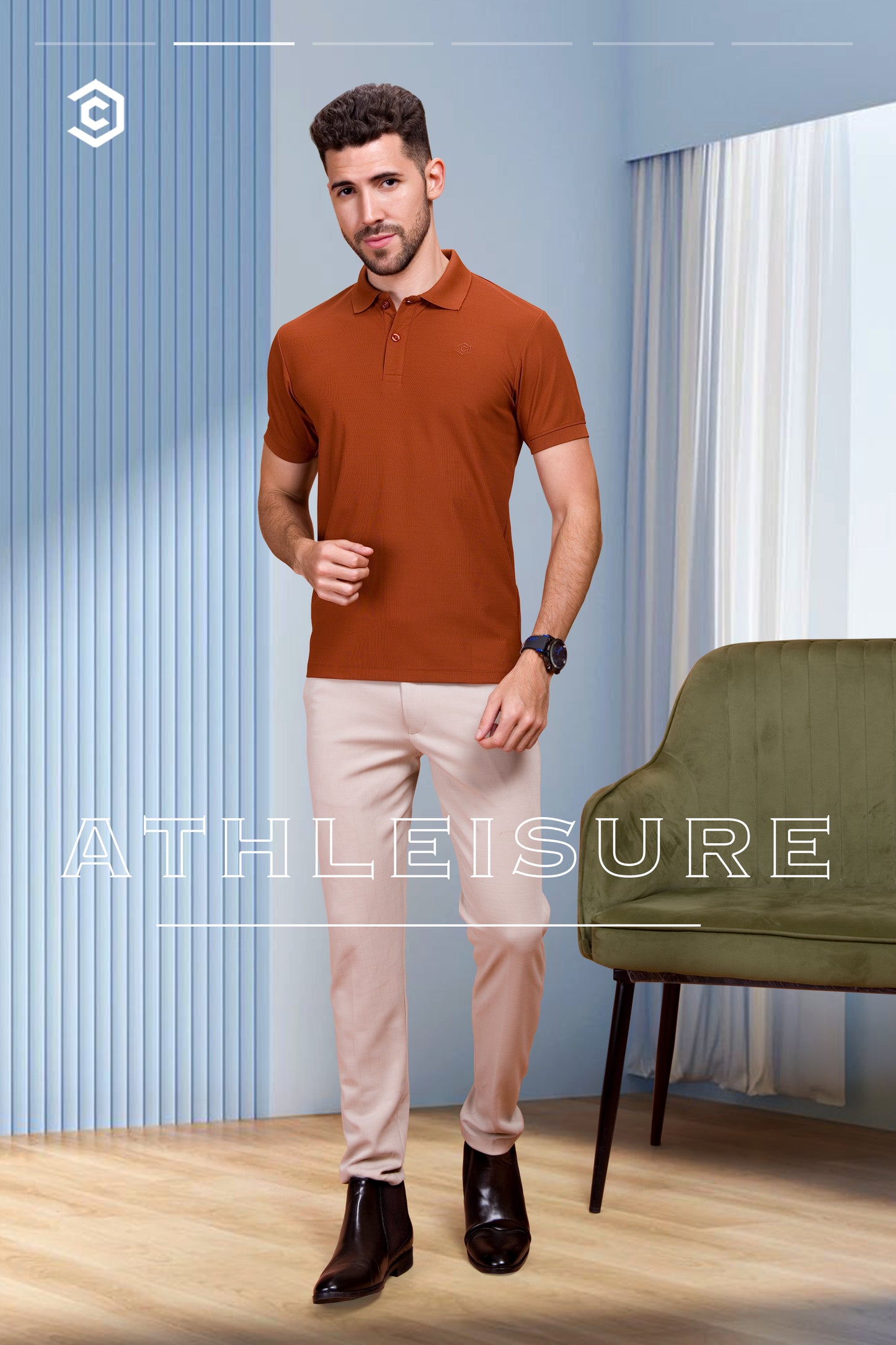 Ch Athleisure Polo Hs, Style No: (1846-1855) Box Of 10 Pcs