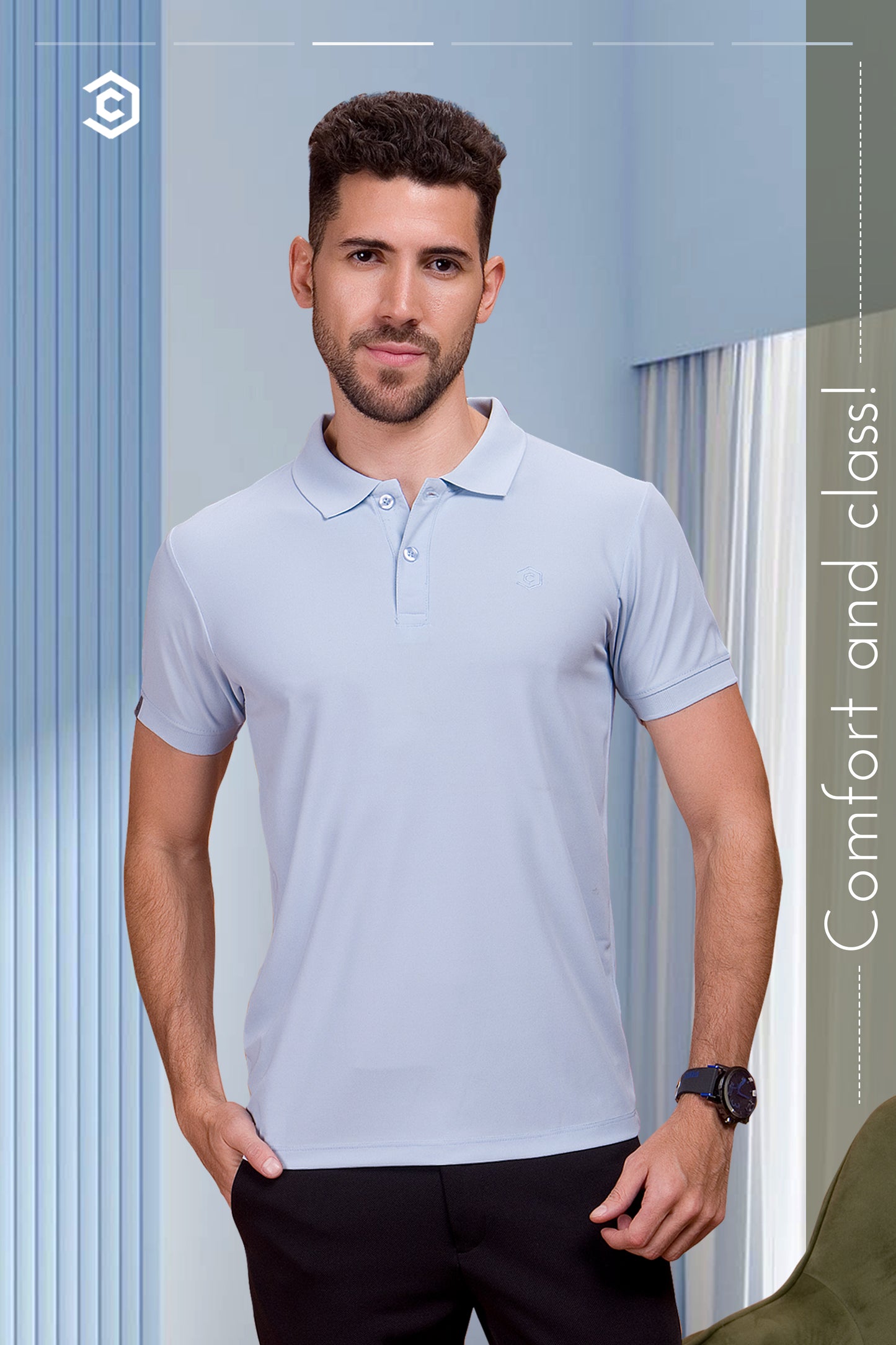 Ch Athleisure Polo Hs, Style No: (1846-1855) Box Of 10 Pcs
