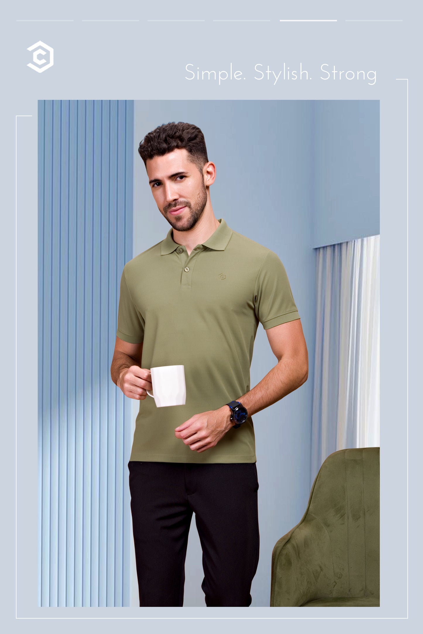 Ch Athleisure Polo Hs, Style No: (1846-1855) Box Of 10 Pcs