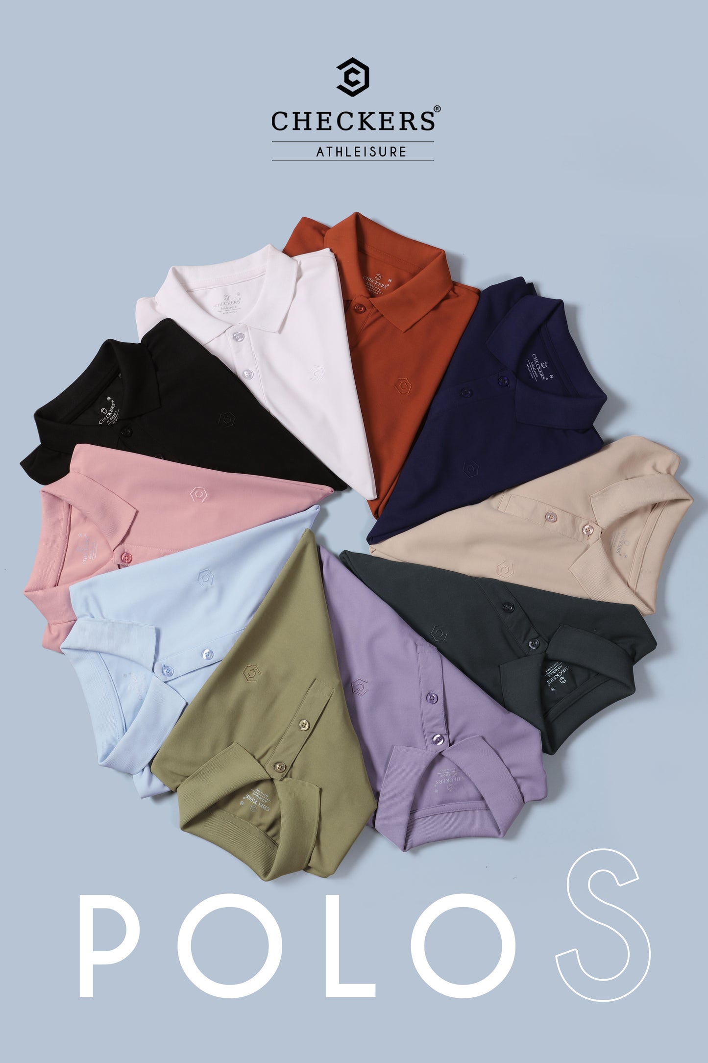 Ch Athleisure Polo Hs, Style No: (1846-1855) Box Of 10 Pcs