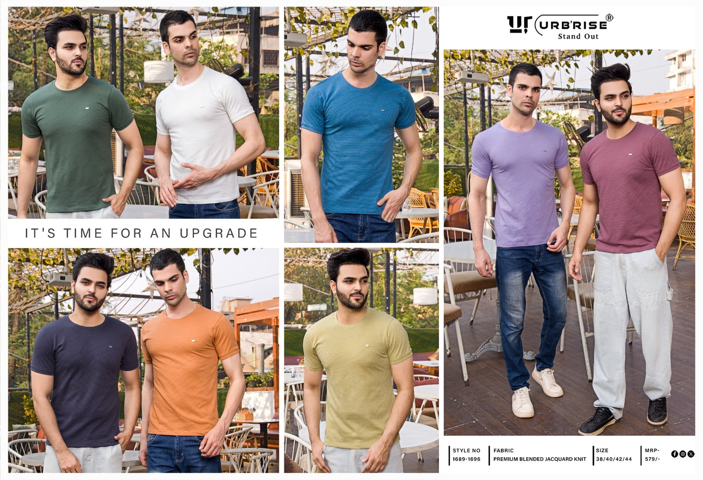 Urb,rise Stand Out Rn Hs, Style No: (1689-1696) Box Of 08 Pcs