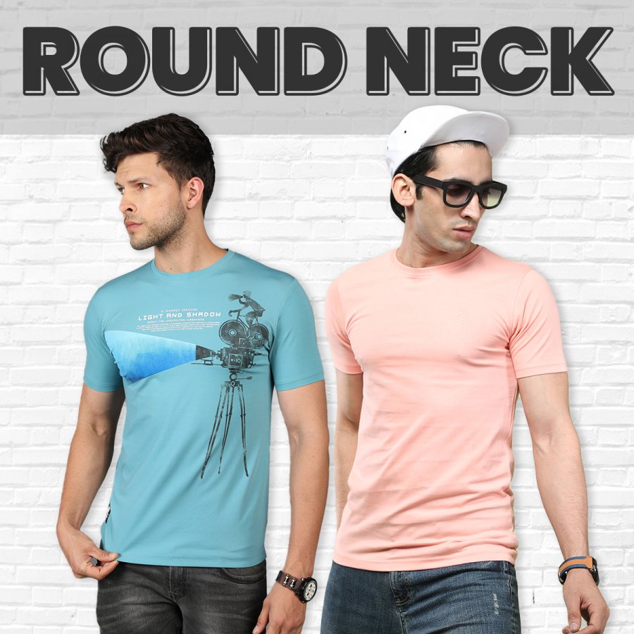 Checkers Fancy Round Neck