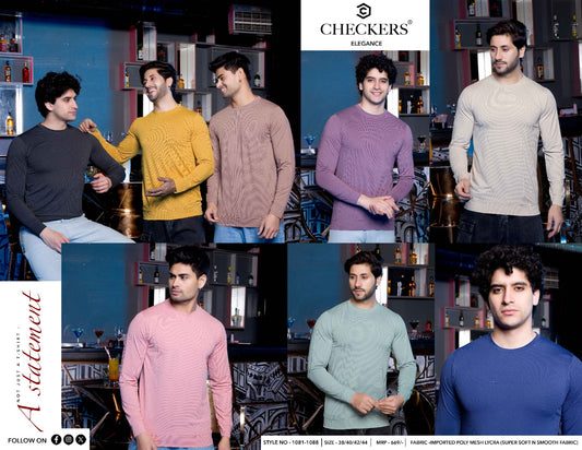 Checkers Elegence Rn Fs, Style No: (1081-1088) Box Of 08 Pcs