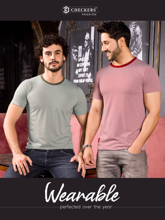 Ch Passion Round neck Half sleeve style no 209-216 Box Of 08 Pcs